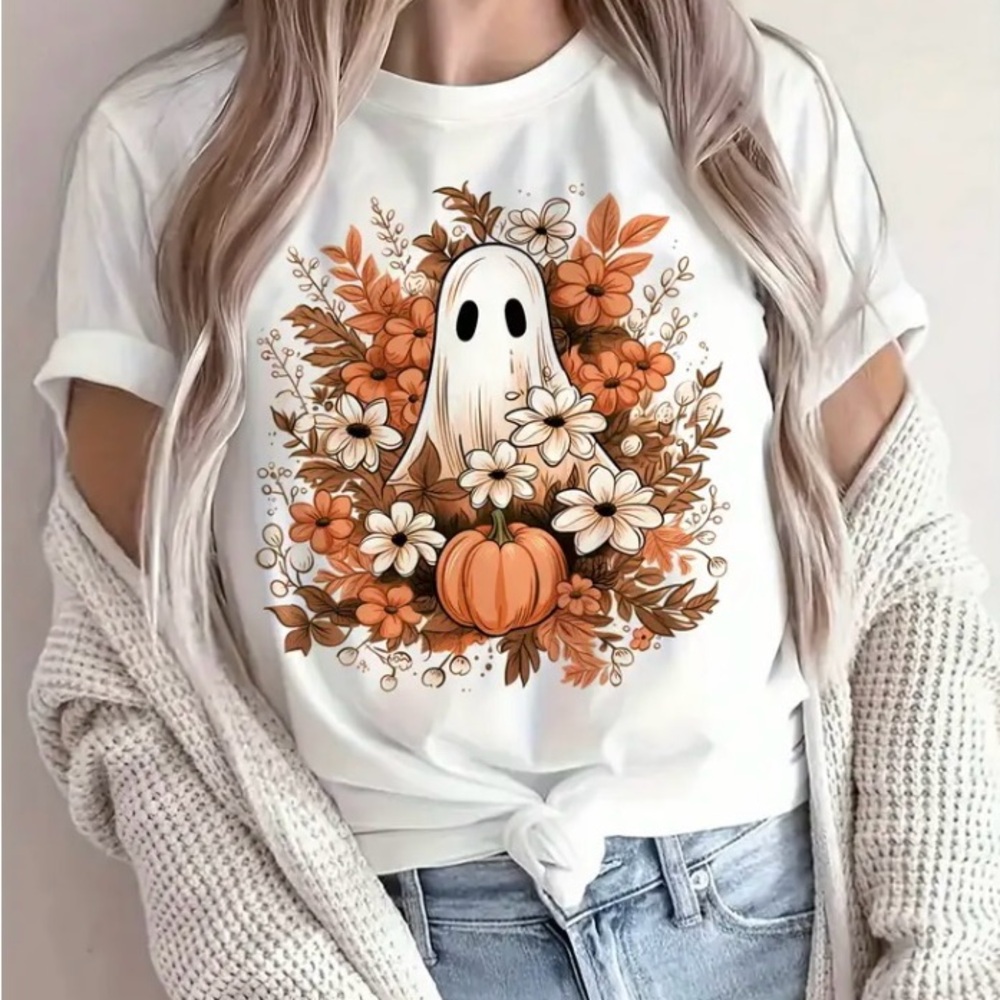Halloween Harvest Ghost T-Shirt